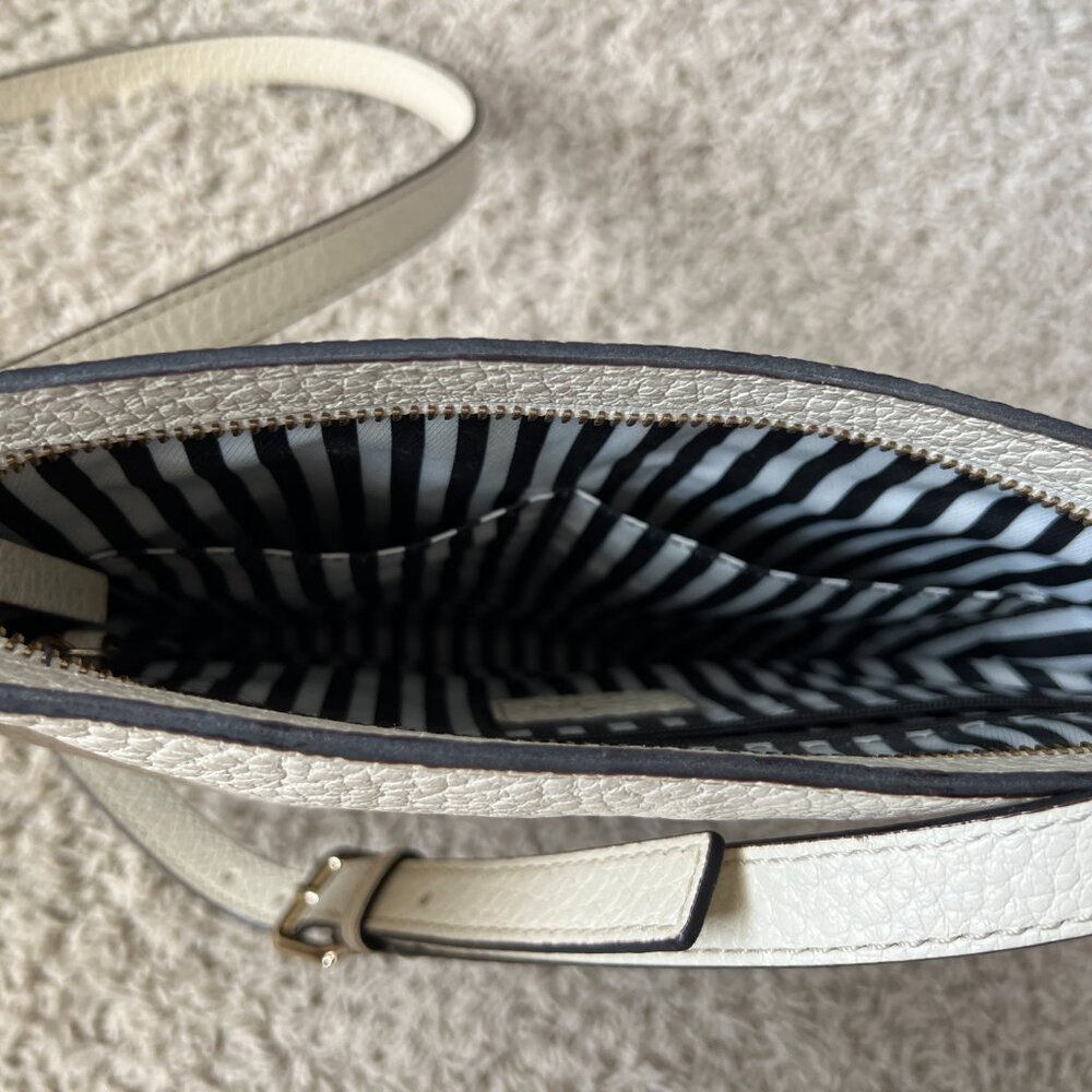 Kate Spade Two-Tone Crossbody Bag Black and Cream - Picture 10 of 13